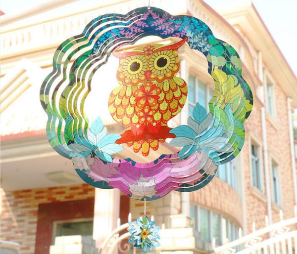 Espessura de gerencio 0.5mm do girador do vento de Owl Nordic Style Stainless Steel