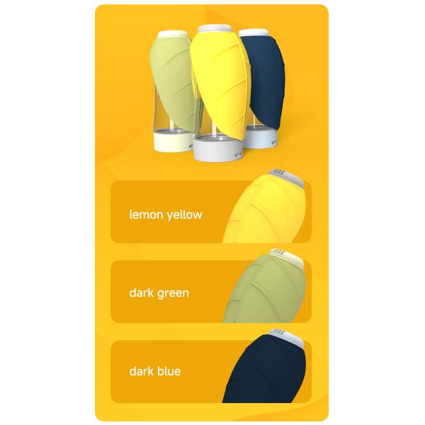 Amarillo 220V-240V Botella de bebida para perros PP Botella de agua ligera para viajes