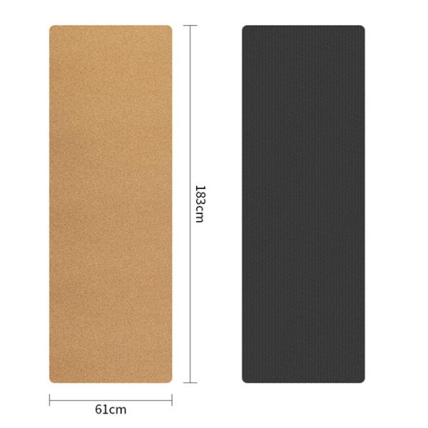 Manufacturor Non Slip Soft Sweat Resistant Luxury Cork Yoga Mat