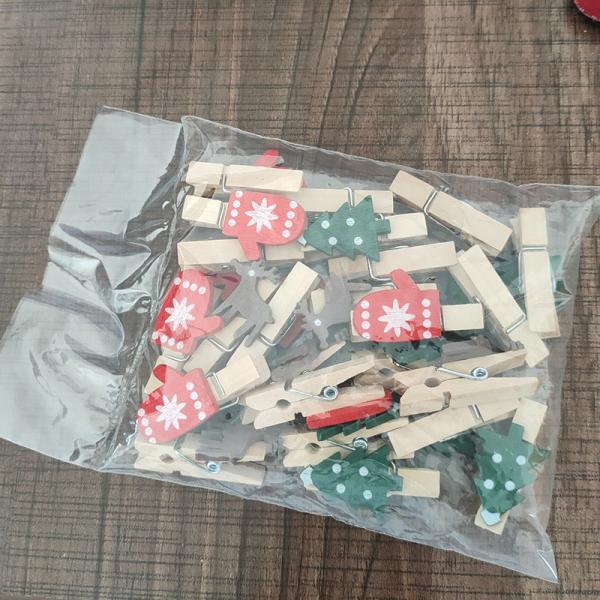 Christmas Clips, Customized Shaped Wood Clothespins for DIY Craft, Wood Clips for Card Paper Photo Photography Activity