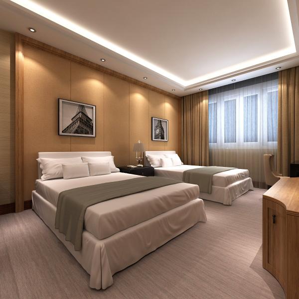 MDF Wooden Bedroom Furniture Fully Furnished Five Star Hotel Resort Accommodation Suites