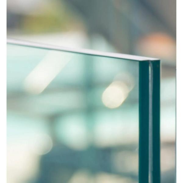 Customized Request 6.3mm 8.3mm 10.3mm Clear Laminated Glass Flat Polished Edge Work