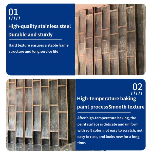 Customizable Metal Room Divider Panels Rustproof Easy Cleaning And Maintenance