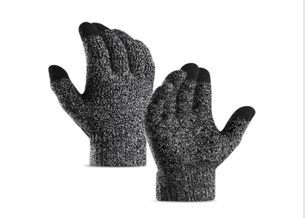 Adult Cold Weather Work Gloves ,  Knit Touchscreen Gloves Unisex Gender