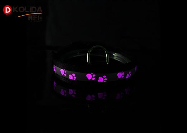 Light Up  LED Dog Collar Night Safety Bright Flashing For Doggie In Night