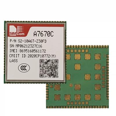 SIM A7670C Módulo 4G LTE CAT1 SMT Tipo LTE-FDD/LTE-TDD/GSM/Módulo GPRS/EDGE