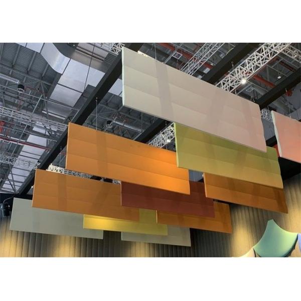 Драпирование покрывая акустические подгонянные дефлекторы потолка/акустические э