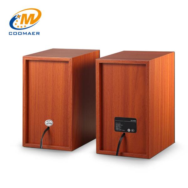 OEM Perfect Sound Wood Mini USB 2.0 CH Gaming PC Speaker with Woofer