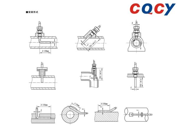 -200C ~ + 600C Sensor térmico Sensor de temperatura de resistencia térmica líquida