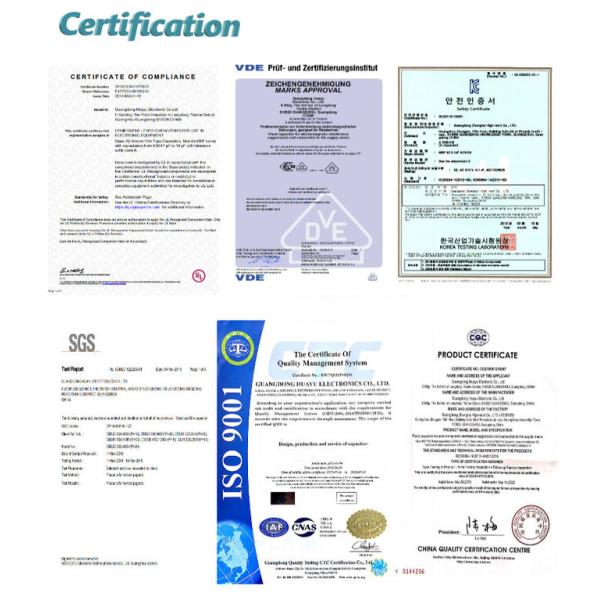 Plastic Shell Encapsulation Polypropylene X2 Capacitor 1.0uF 10% 310VAC