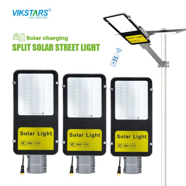 300w 400w 500w Solar Powered Street Lights Populaire Split IP65 Pour la route /