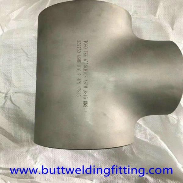 Soldadura de extremidade 6 de ASME B16.9 A403 WP316L encaixe de tubulação de aço inoxidável do T de Sch10s