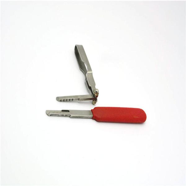 Safe Inside The Groove Blade Lock Quick Open Tool Red Manual Locksmith Tools