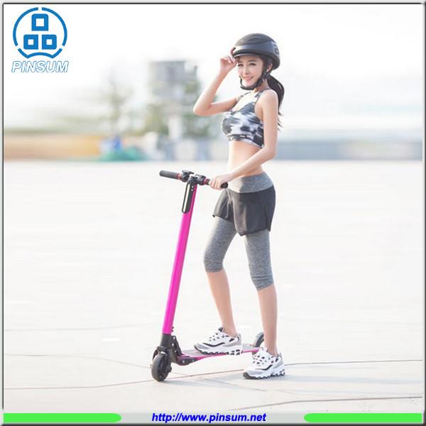 Fashion Lightest 6.9KG Electric scooter foldable hoverboard carbon Fiber city bike