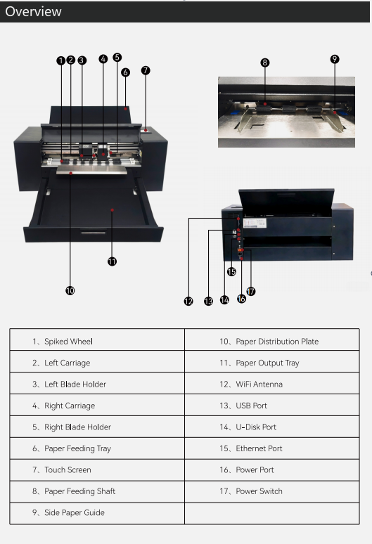 ZKSVD370DS Double Carriages A3/A4 Cutting Simultaneously/Separately Servo Motor Label Cutting Machine