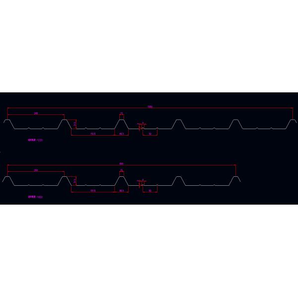 Металл настилая крышу крен стального листа формируя машину 75mm для Саудовской Аравии