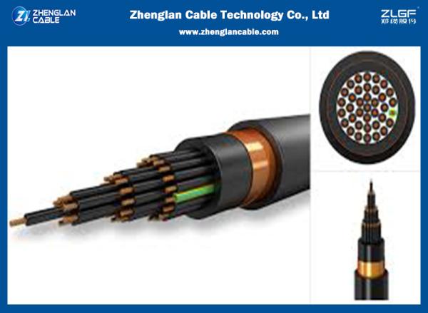 450/750V 24x0.75sqmm Pvc Insulated Pvc Sheathed Cable Copper Conductor