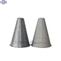 Aço inoxidável 304 316 Johnson Candle Filter Wedge Wire Screen / Bead Mill Screen Filter