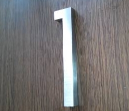 3D Sign Letter stainless steel house Street Number custom H15CM number