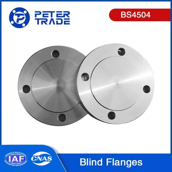 Carbon Steel Blind Flanges 4 Inch BS4504 BLRF Flanges Blind Plate Flanges PN 25 ASTM A105 for Chemical Industries