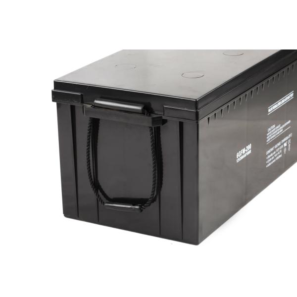 12V 200AH AGM Gel Battery with 15 Years Design Life and High Current Performance for Deep Cycle Applications