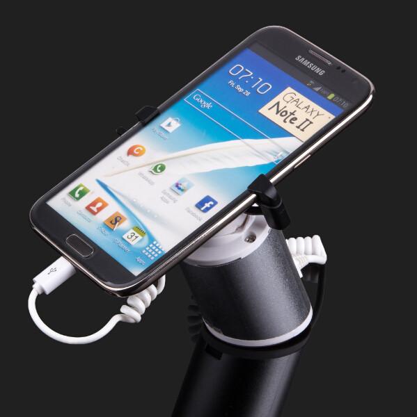 COMER anti lost alarm locking for cell phone holder with gripper security display sensor stands for retail shores