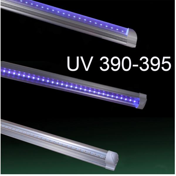 Ceiling Mounted 4ft UV T8 Led Tube Bulbs 395 Nm 1200mm PC Cover