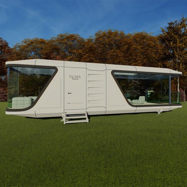 Steel Frame Prefabricated Detachable Container Capsule House Adapted For Resort Camping Life