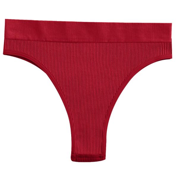 Seamless G String Low Rise Sexy Underwear Thong Panties Female Underpants Solid T-Back