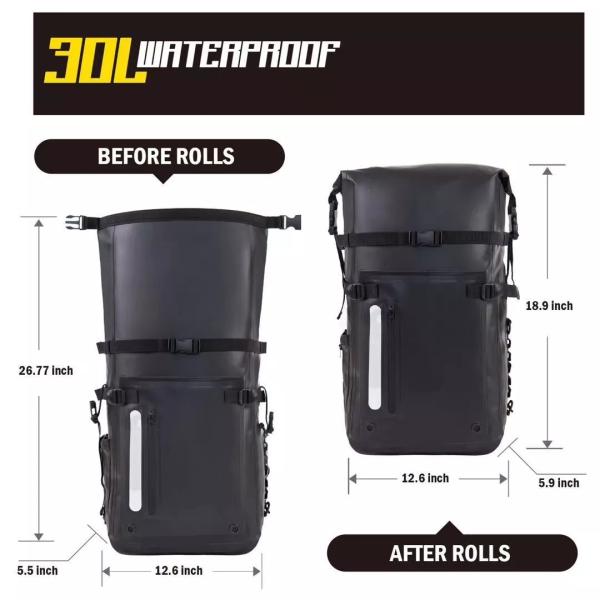 На открытом воздухе рюкзак PVC водоустойчивый ныряя, многофункциональная водоустойчивая сумка акваланга