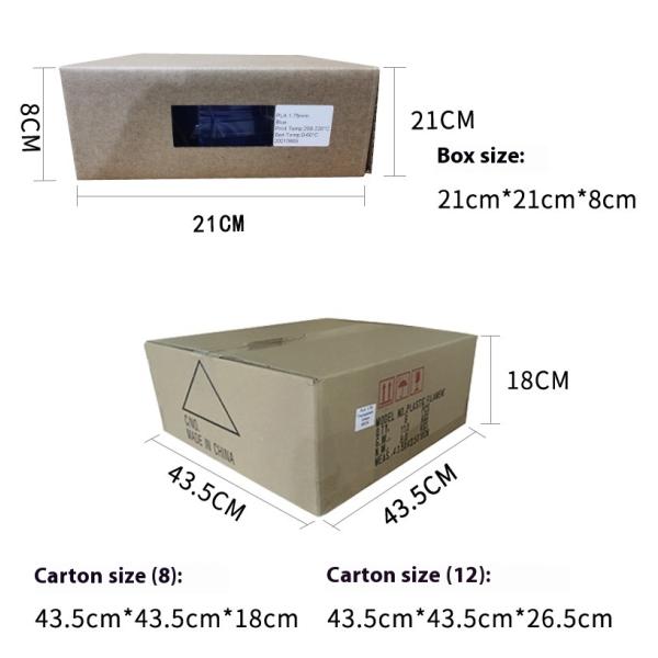 PINRUI Modified PETG+ 3D Printer Filament with 1kg MOQ and 5kg MOQ Options for Acid Alkali Resistant Applications