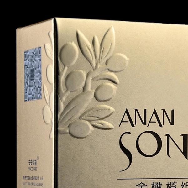 Glossy lamintion embossed color soap packaging logo printing white laundry box