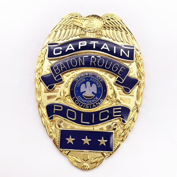 DF Metal Lapel Pins Double Metal Gold / Silver Plated Soft Enamel Badges