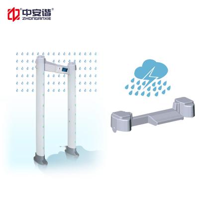 24 Zones HDMI LCD Walk Through Metal Detector Door Frame Water Proof