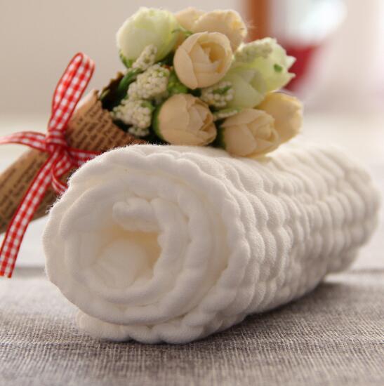 Medical washing gauze 6 layer 100% cotton baby handkerchief saliva tissue baby face towel