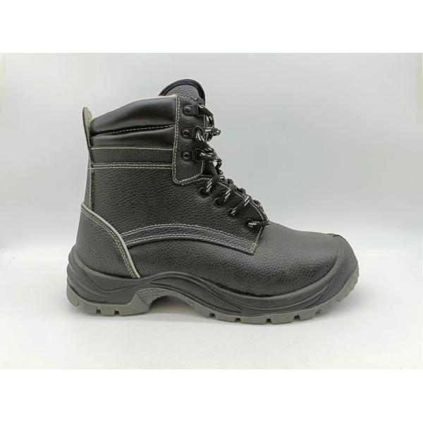 Brown Winter Safety Shoes Slip Resistant Steel Toe Insulated Work Boots