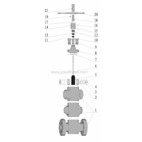 Красная запорная заслонка грязи АПИ 6А, 2