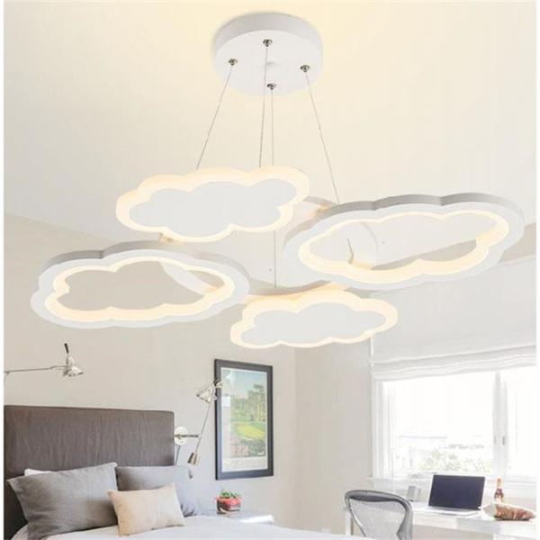 4000K Acrylic Art Deco Cloud Chandelier For Children Bedroom