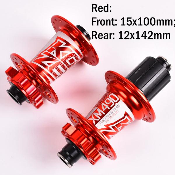 2021 Koozer XM490PRO 4 Bearing MTB Mountain Bike Hub Rear 12x142mm Thru 32 Holes Disc Brake Bicycle