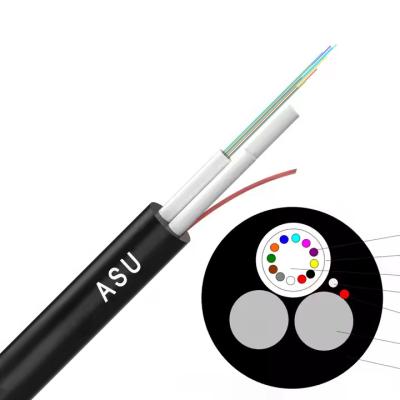 Câble à fibre optique ADSS Mini ADSS ASU Câble à fibre optique ASU 80 ASU 120 6fo G652D 6 8 Fils 12 24 48 Coeurs Câble de descente optique à fibre extérieure