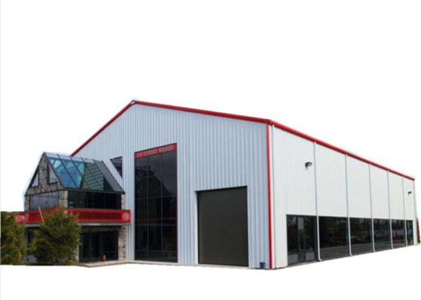 Low Cost Light Gauge Steel Framing Prefabricated House / Factory / Shed Steel Structure Drawing