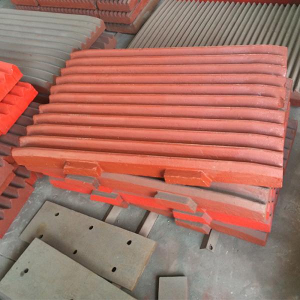 shanbao jaw crusher spare parts high manganese steel jaw plates