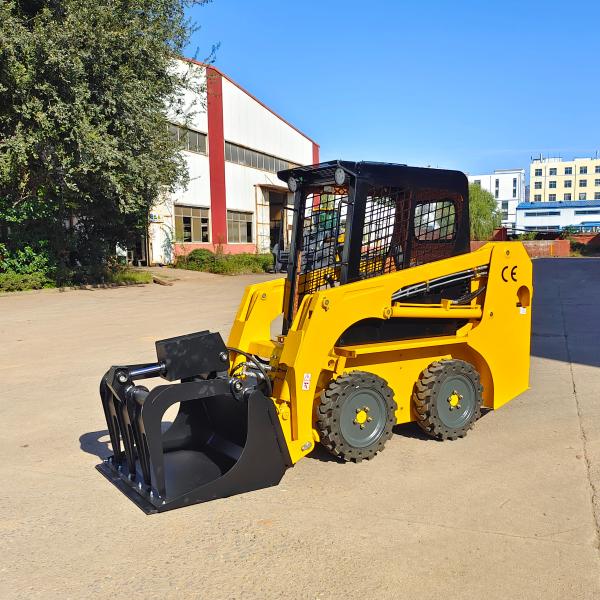 Factory Epa Euro 5 Engine Attachment diesel Skid Loaders 700kg 850kg 950kg 1050kg Mini Skid Steer Loader for Sale