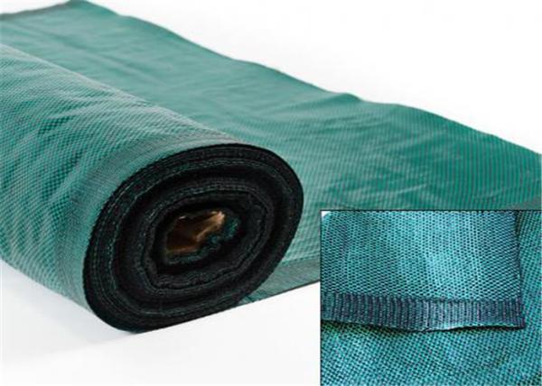 Black Woven Geotextile / Geosynthetic Fabric PP Woven Silt Fence For Construction Site