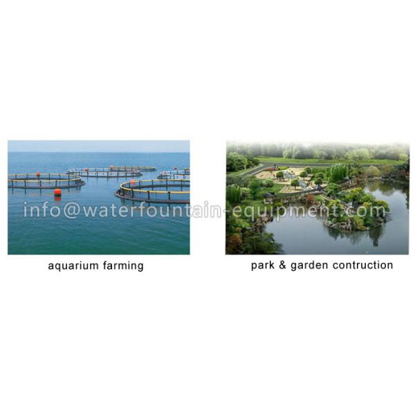 Landscape Stainless Steel Water Pump , City Square Centrifugal Pond Pump 13m Head