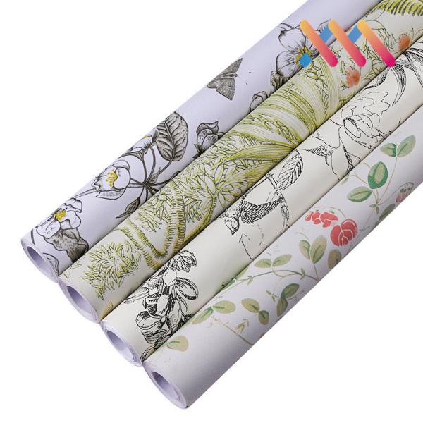 Self Adhesive Waterproof 3D Natural Flower Wallpaper for Easy Installation on Any Smooth and Clean Surfaces