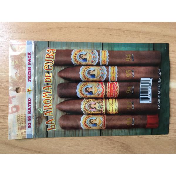 Cigar Humidor Bags With Gravure Printing Cigar Moisturizing Pouch Cigar Humidority Bags Ziplock Cigar Humidor Bag