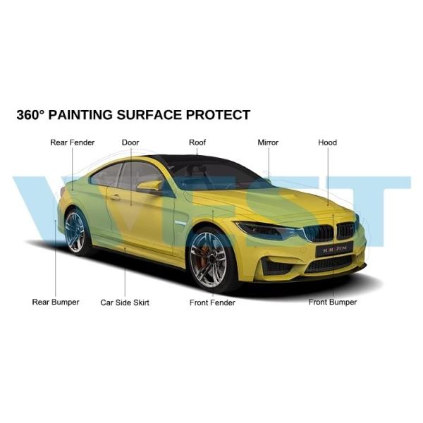Self Healing Car Roof Protection Film Explosion Proof Stretchable Customizable