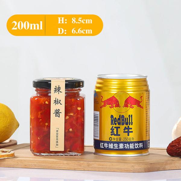 Transparent Glass Jam Jar Sealed Cans Lids With A Plastisol Liner Customized