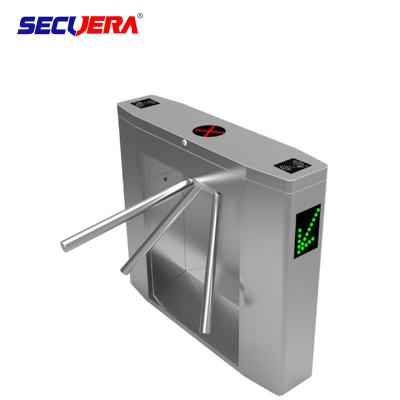 Entrance Low prices Access control 304 stainless steel security flap turnstile with fingerprint reader /face recognition